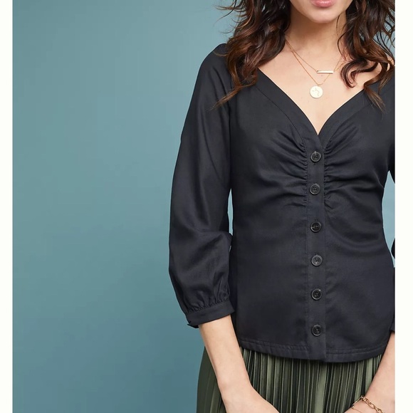 Maeve by anthropology-Morrill Blouse- size 4 - Picture 2 of 8